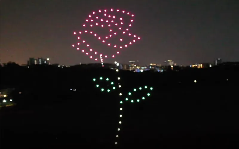 100 drones · Singapore · Private eventsn
